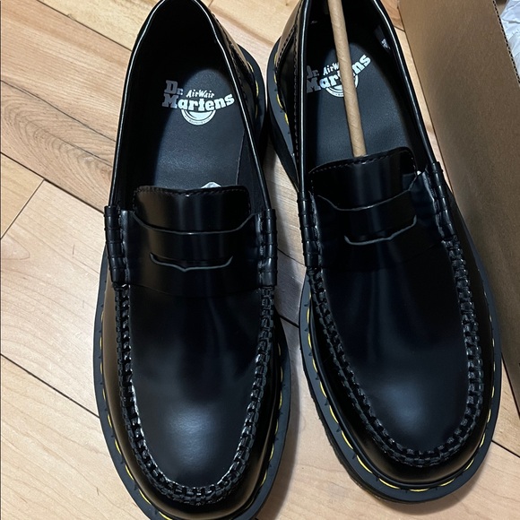 Dr. Martens Black Leather Loafers Penton II Quad - Picture 4 of 10